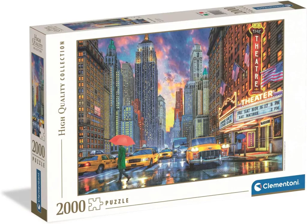 Puzzle 2000 Rainy Manhattan - tantis.pl