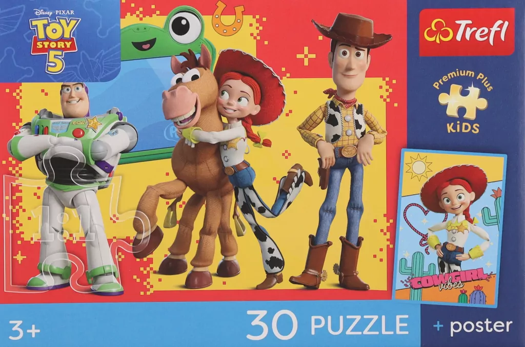 Puzzle 30 Toy Story 5 + plakat TREFL - tantis.pl