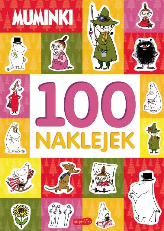 Muminki. 100 naklejek - tantis.pl