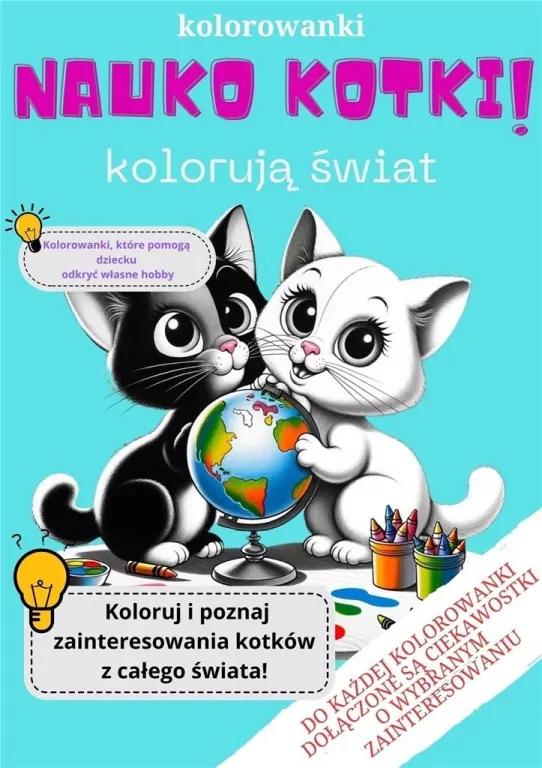 Nauko kotki! - kolorowanki, które pomogą dziecku.. - tantis.pl