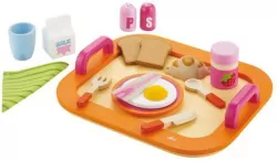 Drewniany zestaw śniadaniowy