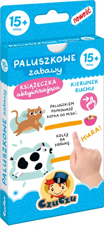 CzuCzu. Paluszkowe zabawy dla dzieci 15 mies.+ - tantis.pl