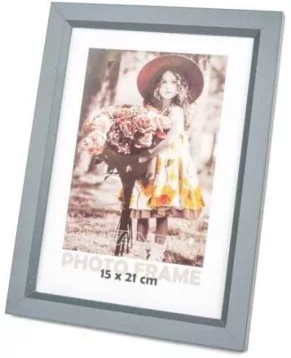 Ramka Bevel 15x21 4 szary
