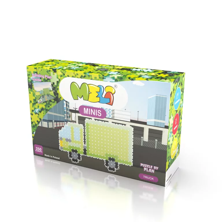 Klocki Meli Minis Truck 250 elementów - tantis.pl