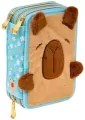 Piórnik potrójny z wyposaż. Jumbo Fluffy CapyASTRA - tantis.pl