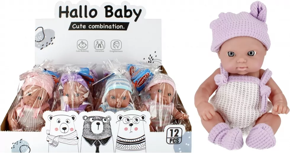 Lalka Bobas 20cm 523365 p12 Mega Creative mix cena za 1 sztukę - tantis.pl