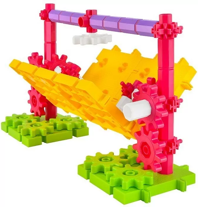 Klocki Korbo Pink 110 elementów - tantis.pl