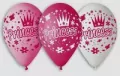 Balony premium Księżniczki 12" op5szt wiszące GB/PG32 - tantis.pl