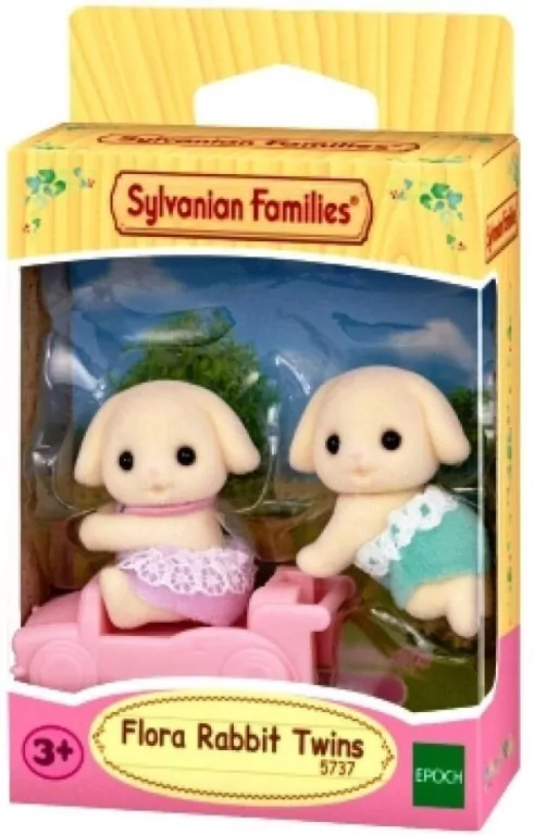 Sylvanian Families. Bliźniaki Flora Rabbit 05737 - tantis.pl
