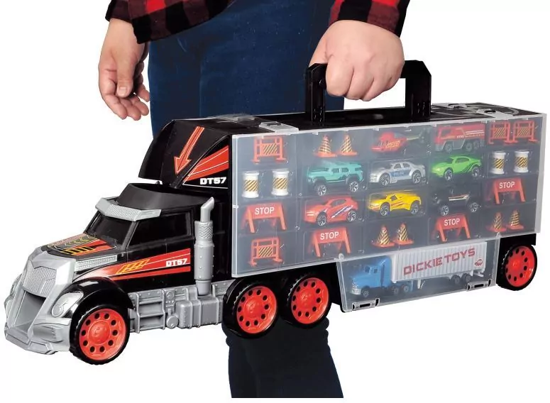 Pojazd City 2w1 Ciężarówka i walizka + autka - tantis.pl