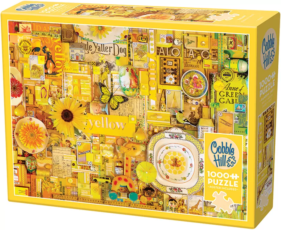 Puzzle 1000 Pomaluj mój świat na kolor... żółty - tantis.pl