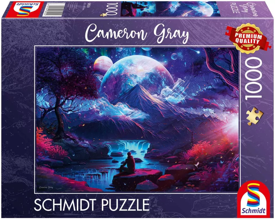 Puzzle PQ 1000 Cameron Gray Niebiański Szept G3 - tantis.pl