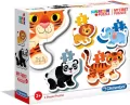 Clementoni. Moje pierwsze puzzle. Wild animals - tantis.pl