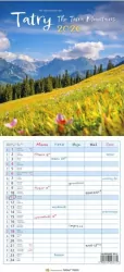 Kalendarz 2026 wieloplanszowy wąski - Tatry
