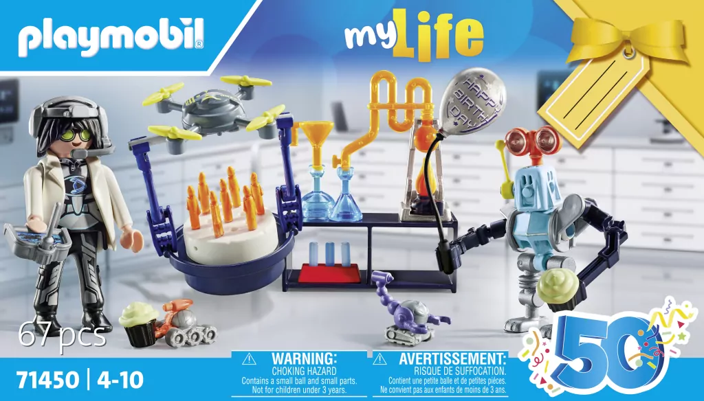Naukowiec z robotami. City Life 71450 - tantis.pl