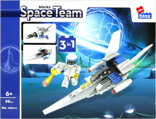 Klocki konstrukcyjne Space 96 elementów ALLEBLOX