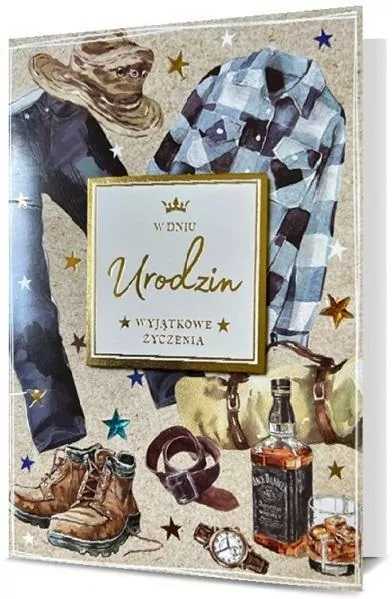 Karnet okolicznościowy B6. Urodziny. Pan Dragon - tantis.pl