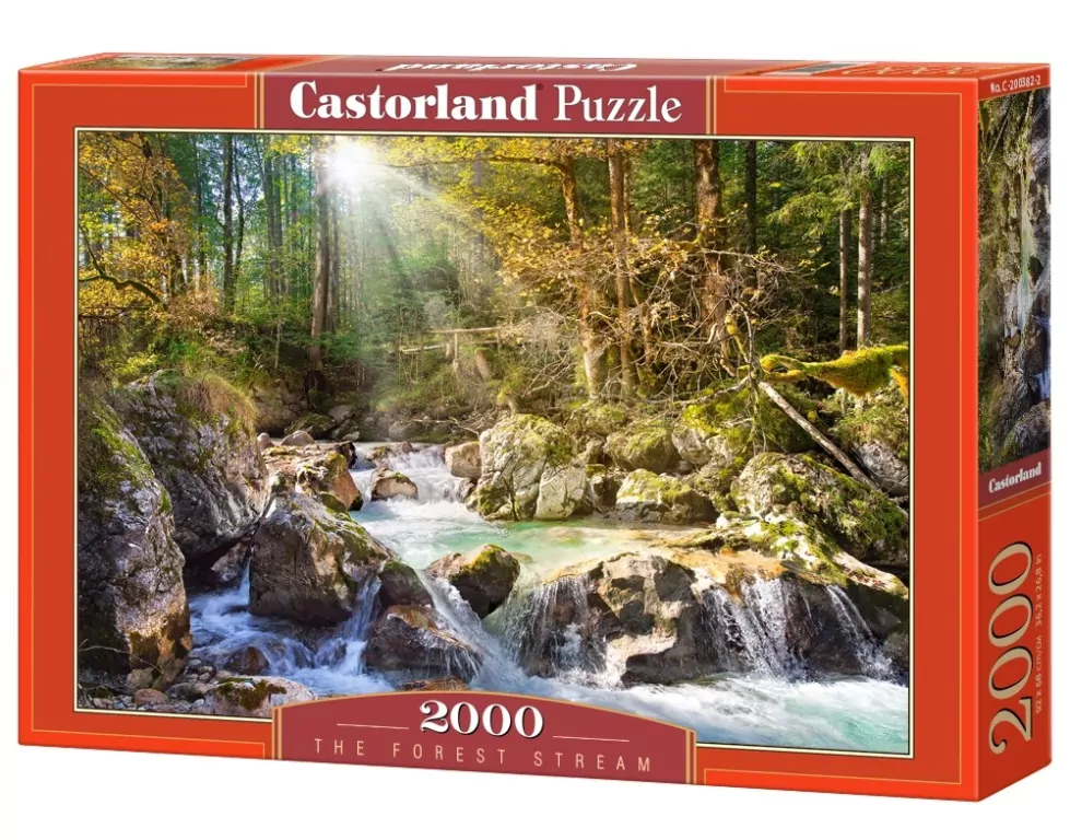 Castorland. Puzzle 2000. Strumyk w lesie - tantis.pl