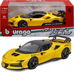 Bburago Ferrari SF90 XX Stradale 4.0 V8 1:24 model Bburago 18-26032 ŻÓŁTY SAMOCHÓD