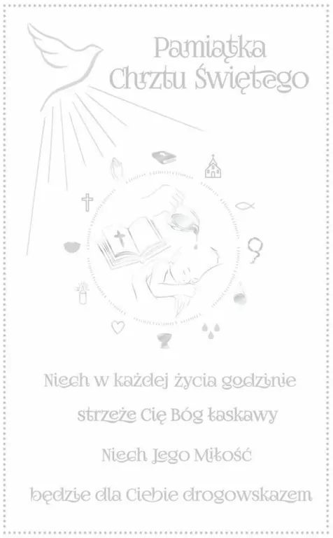 Kartka okolicznościowa. Chrzest. CH05 - tantis.pl