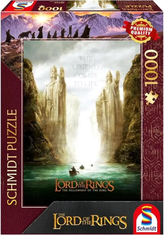 Puzzle PQ 1000 Władca Pierścieni: Drużyna pierś G3 - tantis.pl
