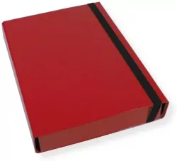 Teczka A4 skrzydłowa 5cm czerwona