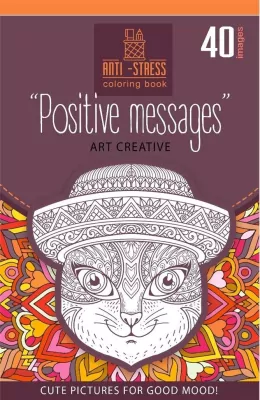 Kolorowanka antystresowa 126 x 200 20 Positive msg