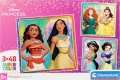 Puzzle 3 x 48 Super Color Princess - tantis.pl