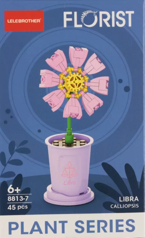 KLOCKI KONSTR KWIATY MIX 8X13X5 MC DISP 12/288 - tantis.pl