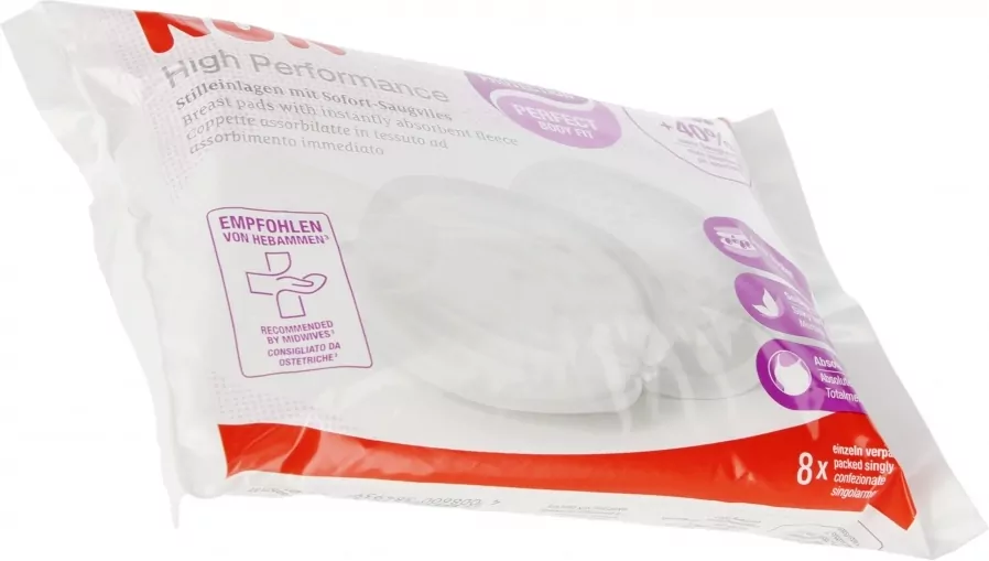 NUK. Hight Performance. Wkładki Laktacyjne. 8 sztuk - tantis.pl