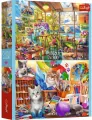 Puzzle 2x500 Sztuka malowania TREFL - tantis.pl