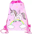 Worek na buty Jednorożec Tęcza różowy - tantis.pl