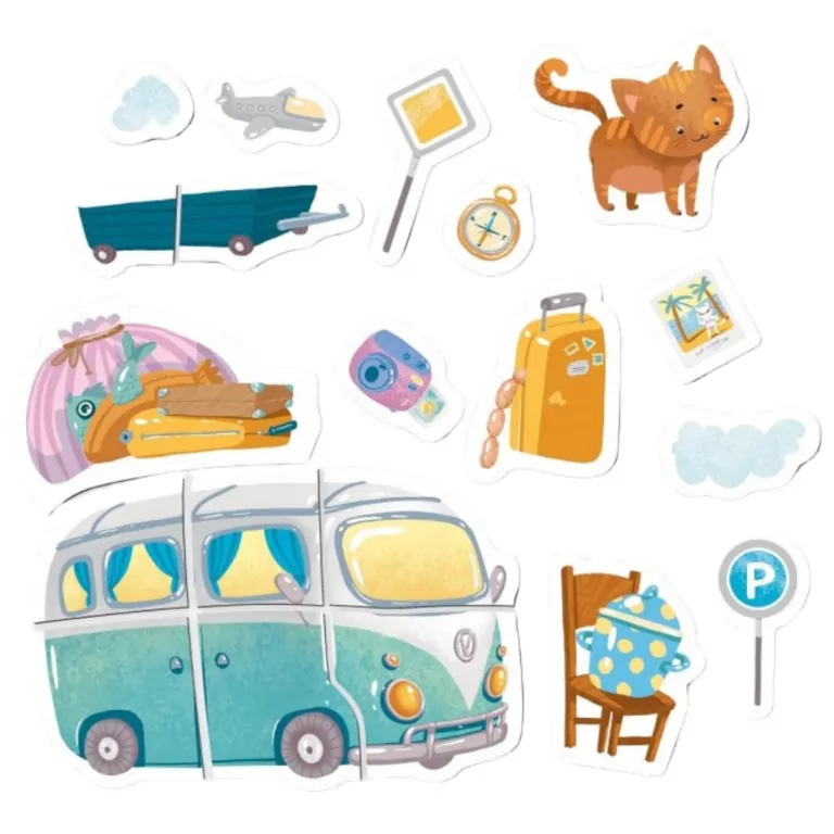 Kot podróżnik. Gra magnetyczna - tantis.pl