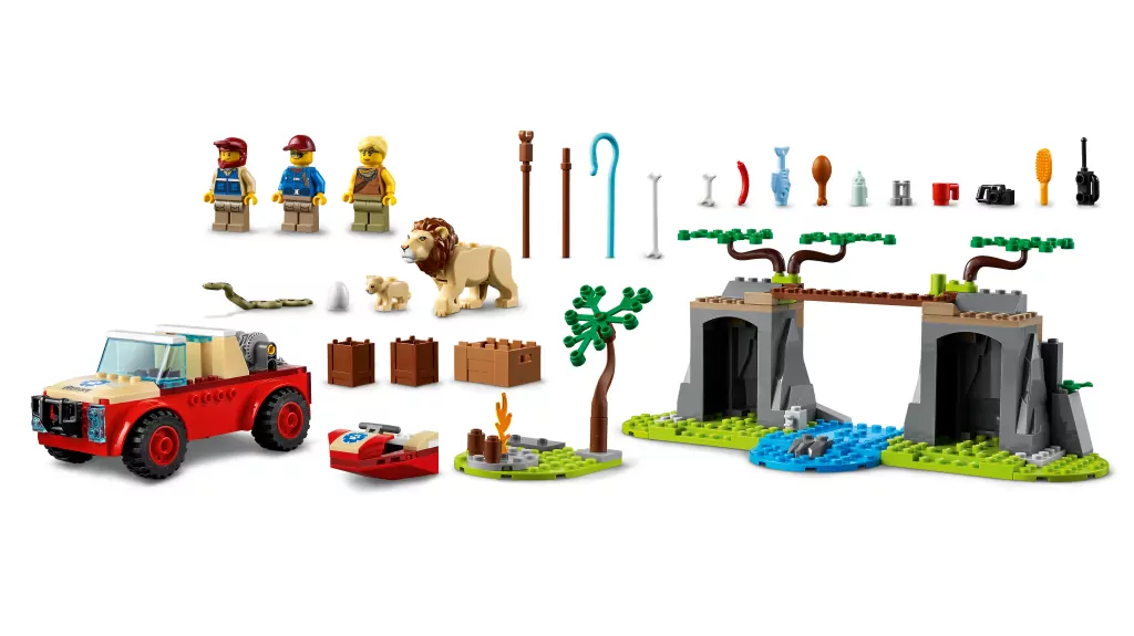 LEGO® City. Terenówka ratowników dzikich zwierząt. 60301 - tantis.pl