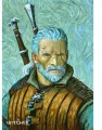 Puzzle 1000. Wiedźmin: Geralt & Vincent van Gogh - tantis.pl