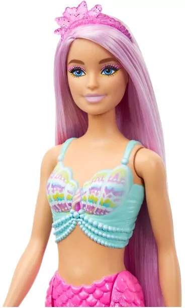 Mattel. Barbie Syrenka. Lalka Długie włosy HRR00 - tantis.pl