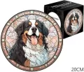 Puzzle 168el Witraż. Pies - tantis.pl