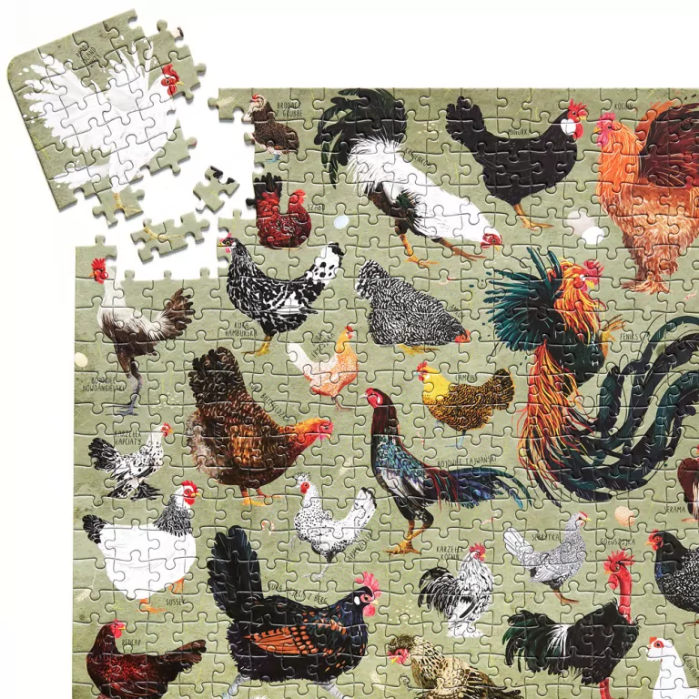 CzuCzu. Puzzle 1000. Puzzlove Kury - tantis.pl