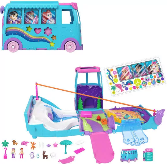 Polly Pocket. Podróżny van Kamper z transformacją - tantis.pl