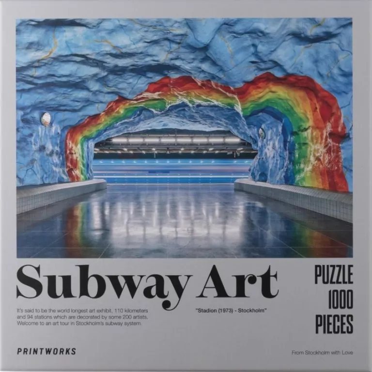 Puzzle 1000. Subway Art. Rainbow - tantis.pl