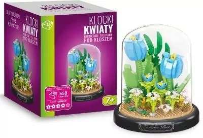 Klocki niebieskie tulipany 558el - tantis.pl