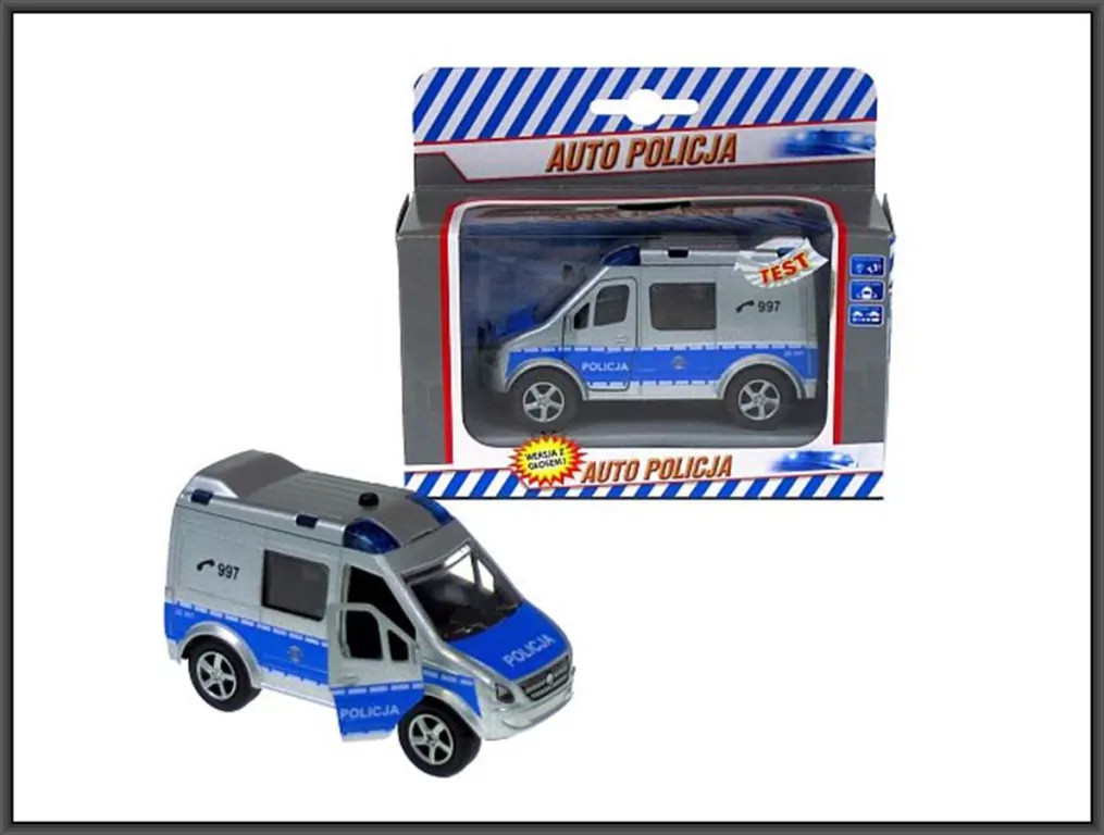 Auto policyjne Van 11cm - tantis.pl