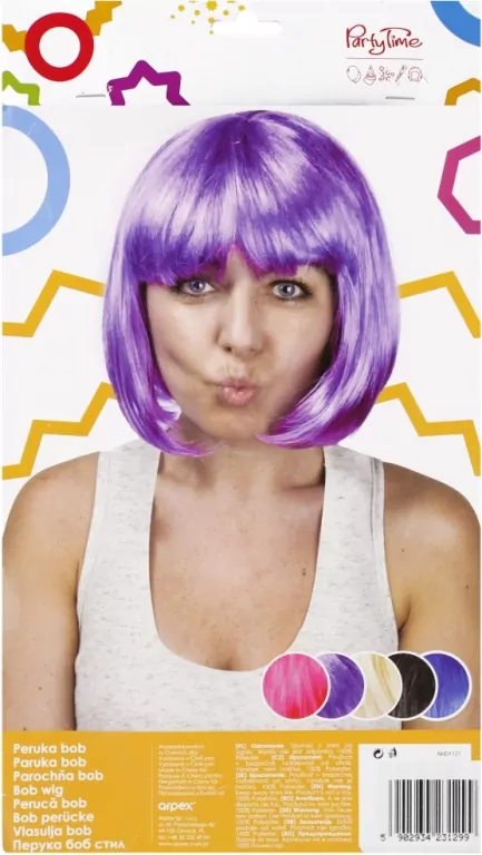 Peruka bob granatowa - tantis.pl