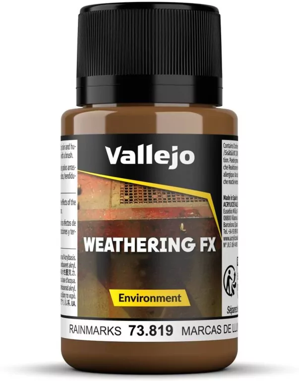 Vallejo: 73.819 - Weathering FX - Environment - Rain Marks (40 ml) - tantis.pl