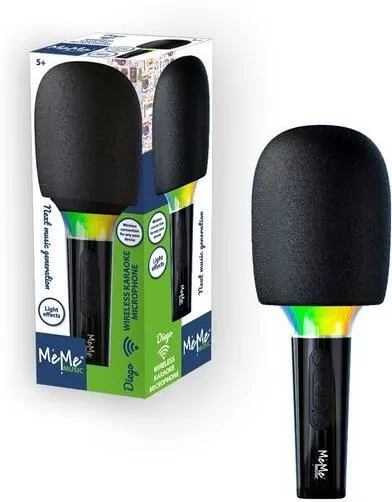 Mikrofon bezprzewodowy z efektami świetlnymi - tantis.pl