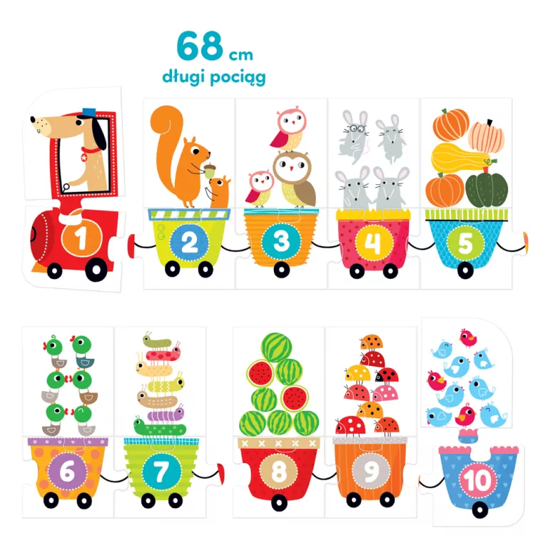 CzuCzu. Puzzle. Cyferki - tantis.pl