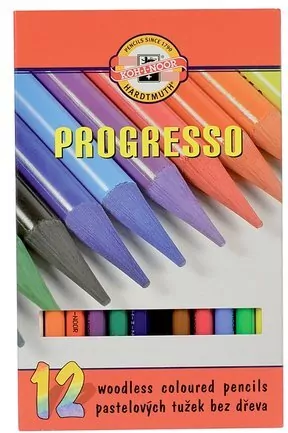 Kredki Progresso 12 KOLORÓW - tantis.pl