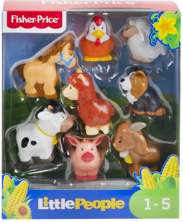 Little People. Zestaw zwierzątek, 8 sztuk - tantis.pl