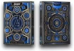 Karty do gry Avengers niebieskie by Theory11
