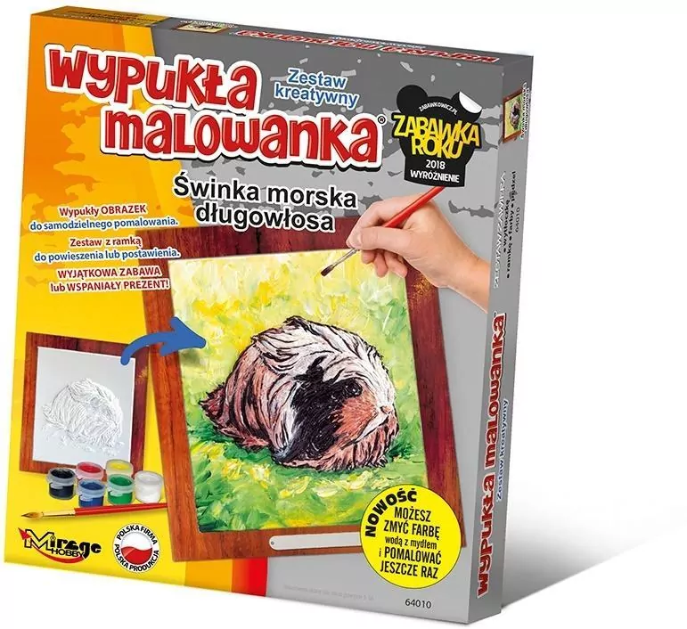 Mirage. Wypukła malowanka. Futrzak Świnka morska - tantis.pl